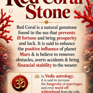 Red Coral stone bracelet description by Authentic Stones by JBL