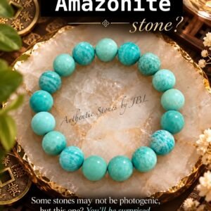 Amazonite stone bracelet by Authentic Stones by JBL